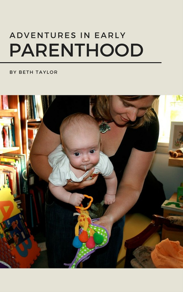 Adventures in early parenthood cover mockup